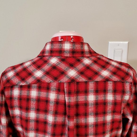 “Molokai” Women’s Red Plaid Button-up Shirt – S - Picture 6 of 7